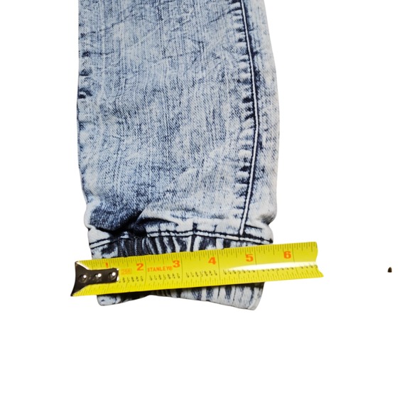 Thrill Denim Jogger Pants Elastic Waist Drawstring Stretch Womens M/31 Acid Wash - Picture 10 of 10